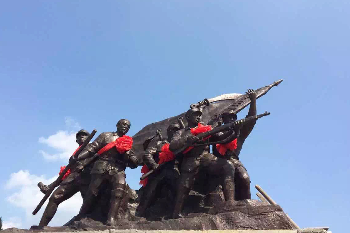 安徽雕塑 红色文化雕塑景观 燕子河大峡谷景观雕塑